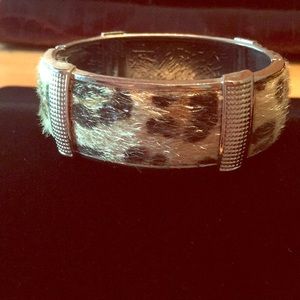 Leopard cuff bracelet
